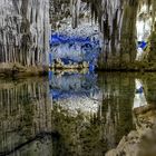 blue daylight meets the cave 