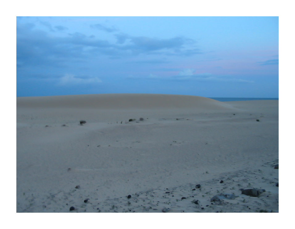 blue desert hour