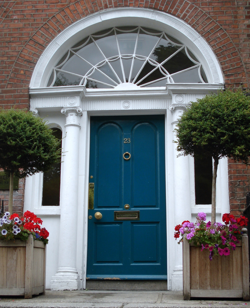 Blue door