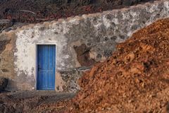 Blue door
