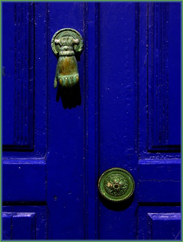 Blue door