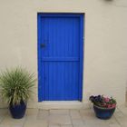 Blue door