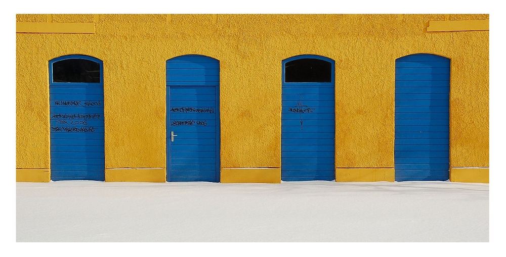 [ blue door ]