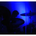 blue drummer