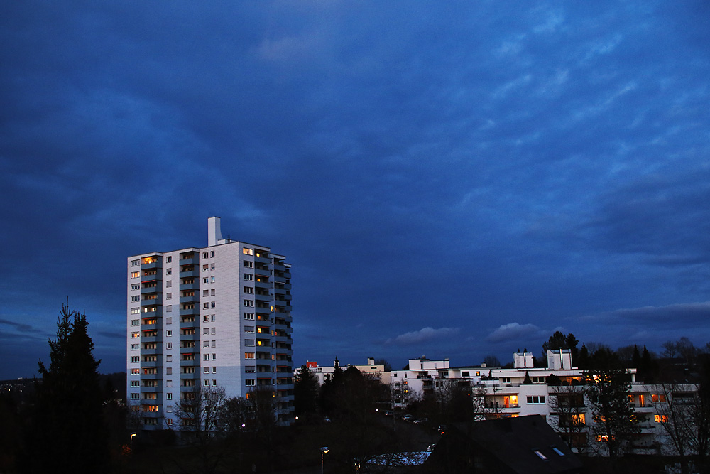 blue evening