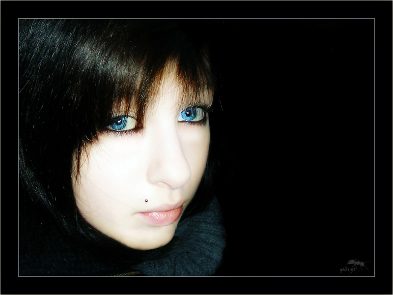 blue eyes