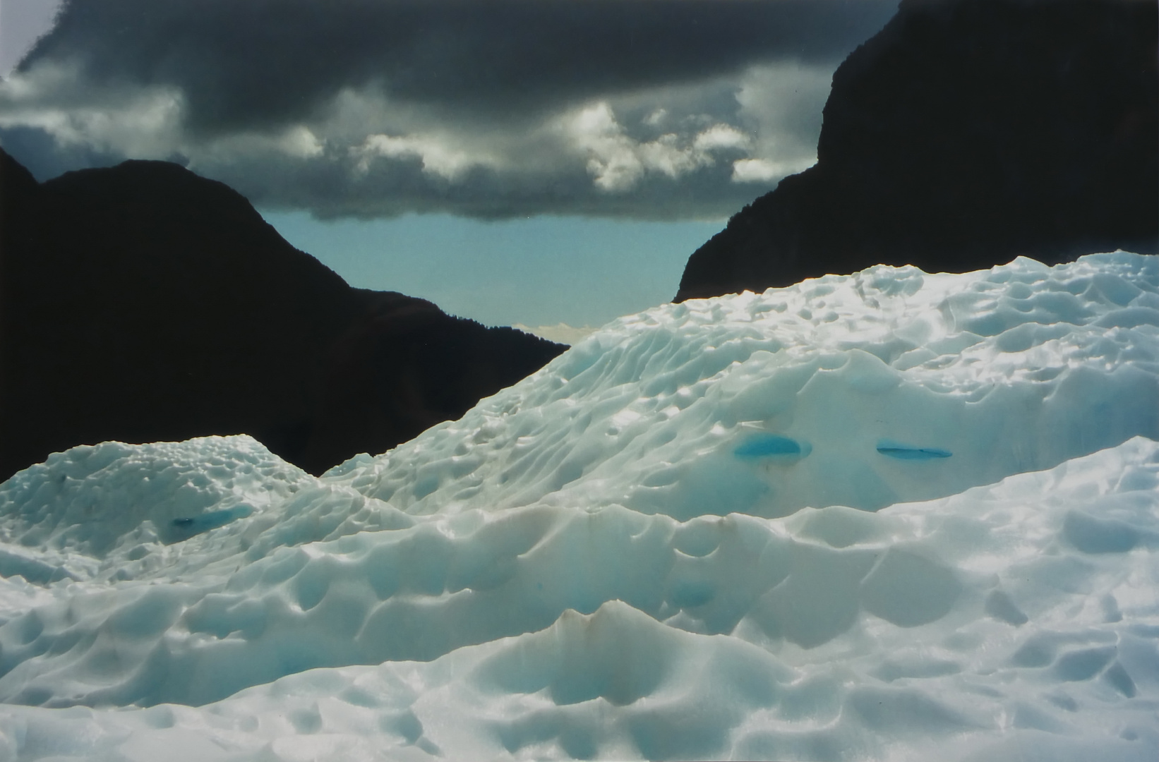 Blue eyes im Gletscher/Neuseeland