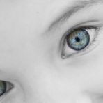 blue eyes of a child