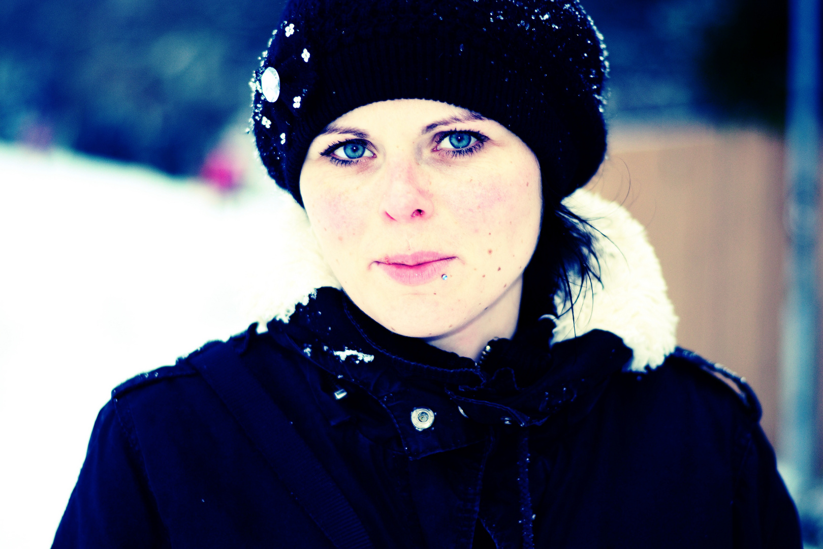 Blue Eyes Winter