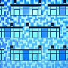 blue facade