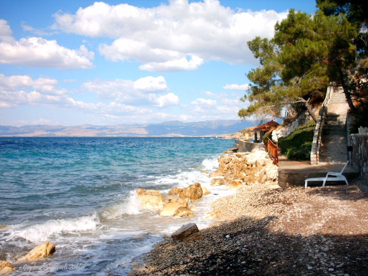 Blue Flag, Kayra Beach, Dikili, TURKEY