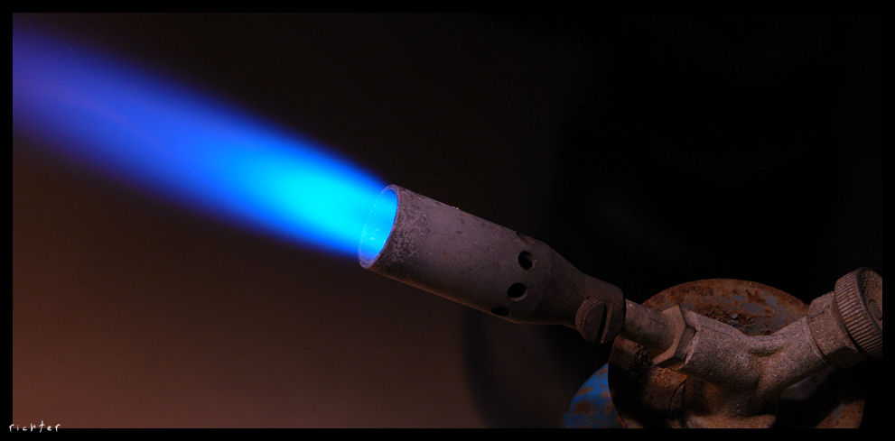 blue flame