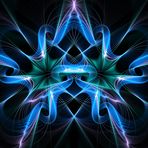Blue flames