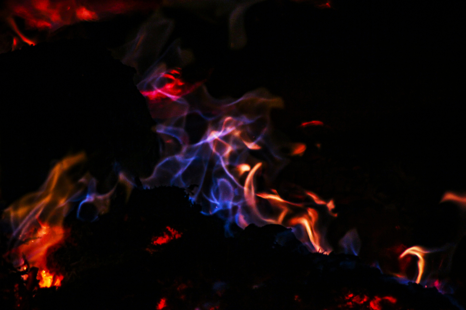 Blue flames II