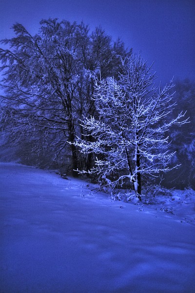 Blue freezing ...