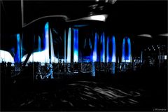 - blue glass -