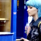 Blue hair girl