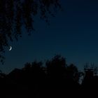 Blue Hour And The Moon