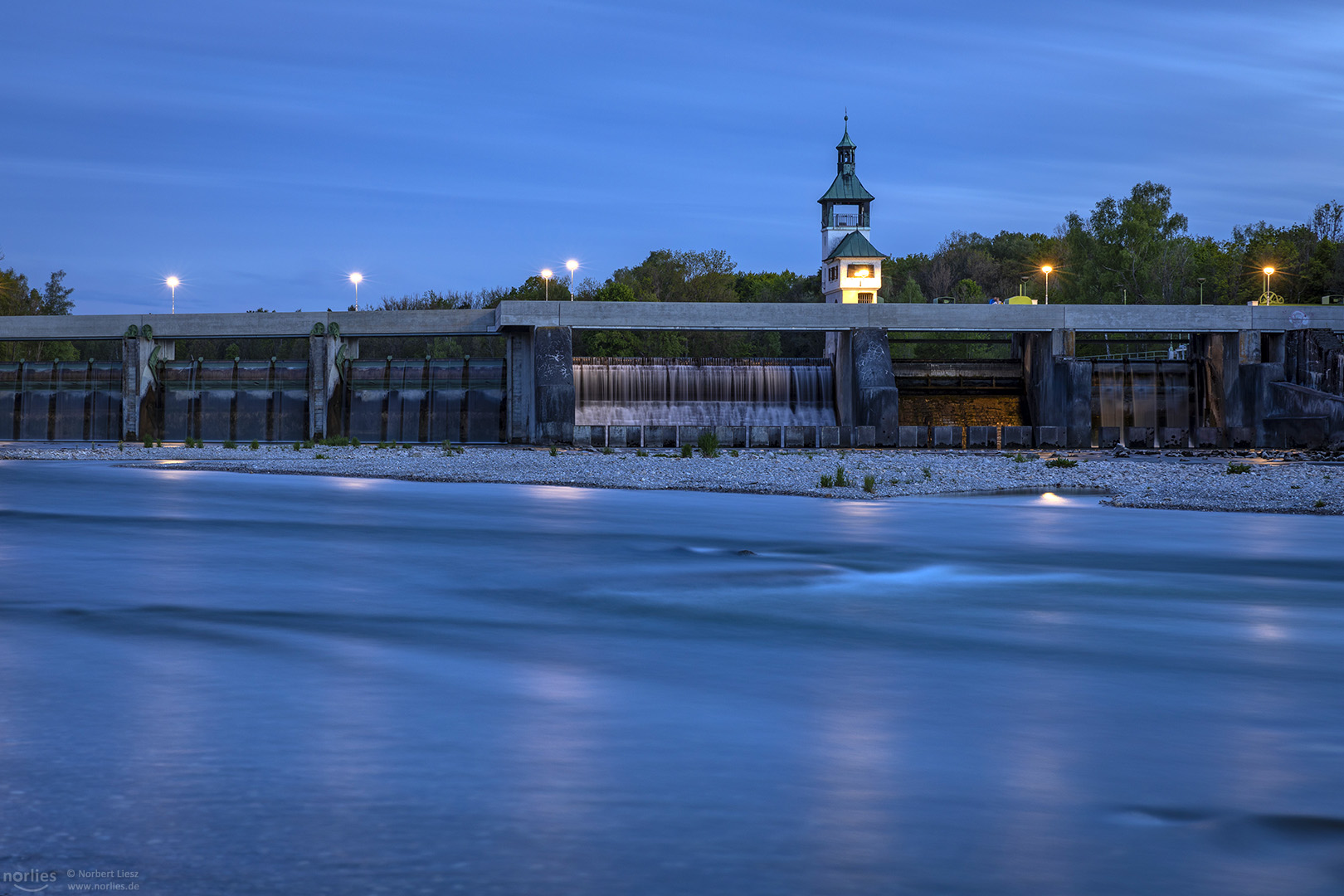 Blue hour at Hochablass