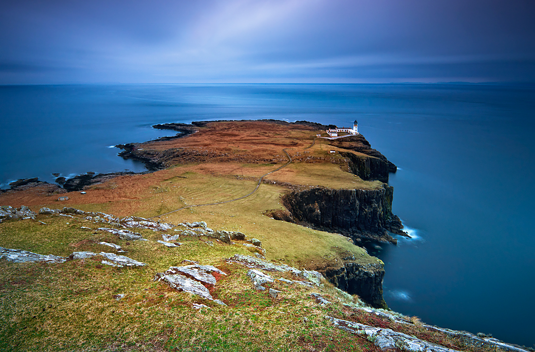 blue hour at Neist Point