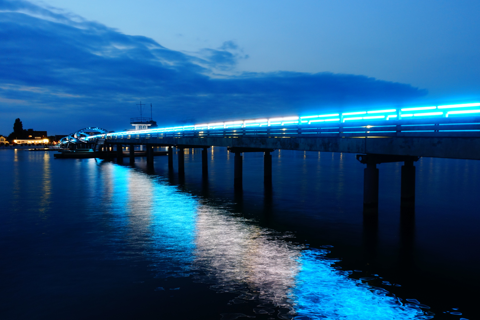 Blue hour at the Baltic Sea