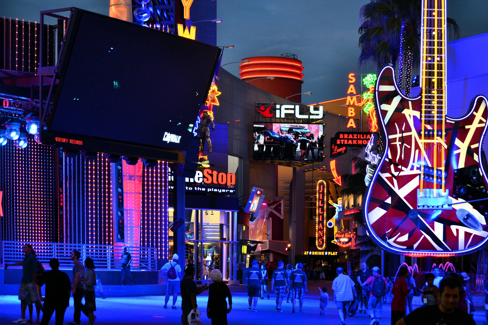 Blue Hour at the Hard Rock Cafe