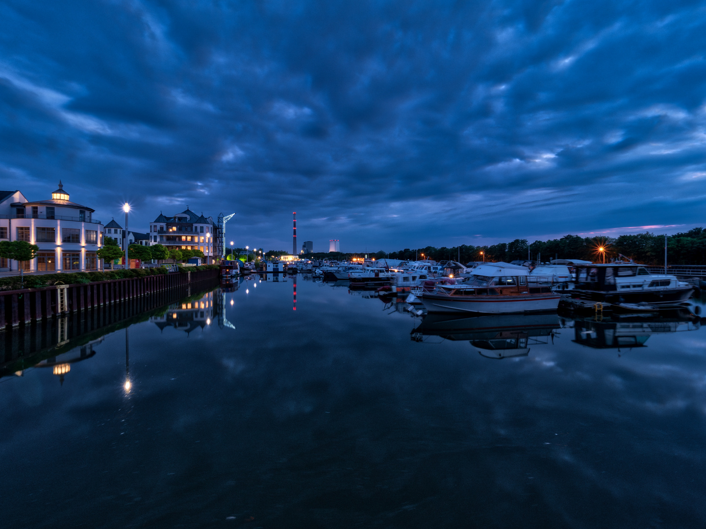 Blue Hour at the Marina