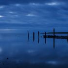 Blue hour at the Wadden Sea 