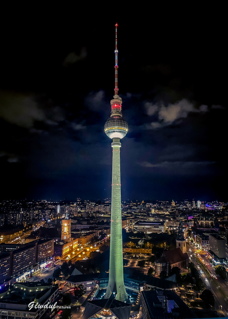 Blue Hour Berlin Alexanderplatz