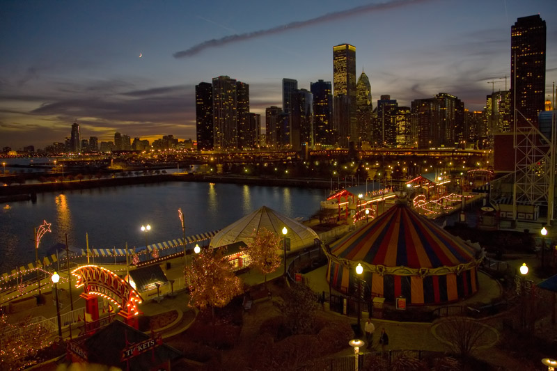 Blue Hour in Chicago