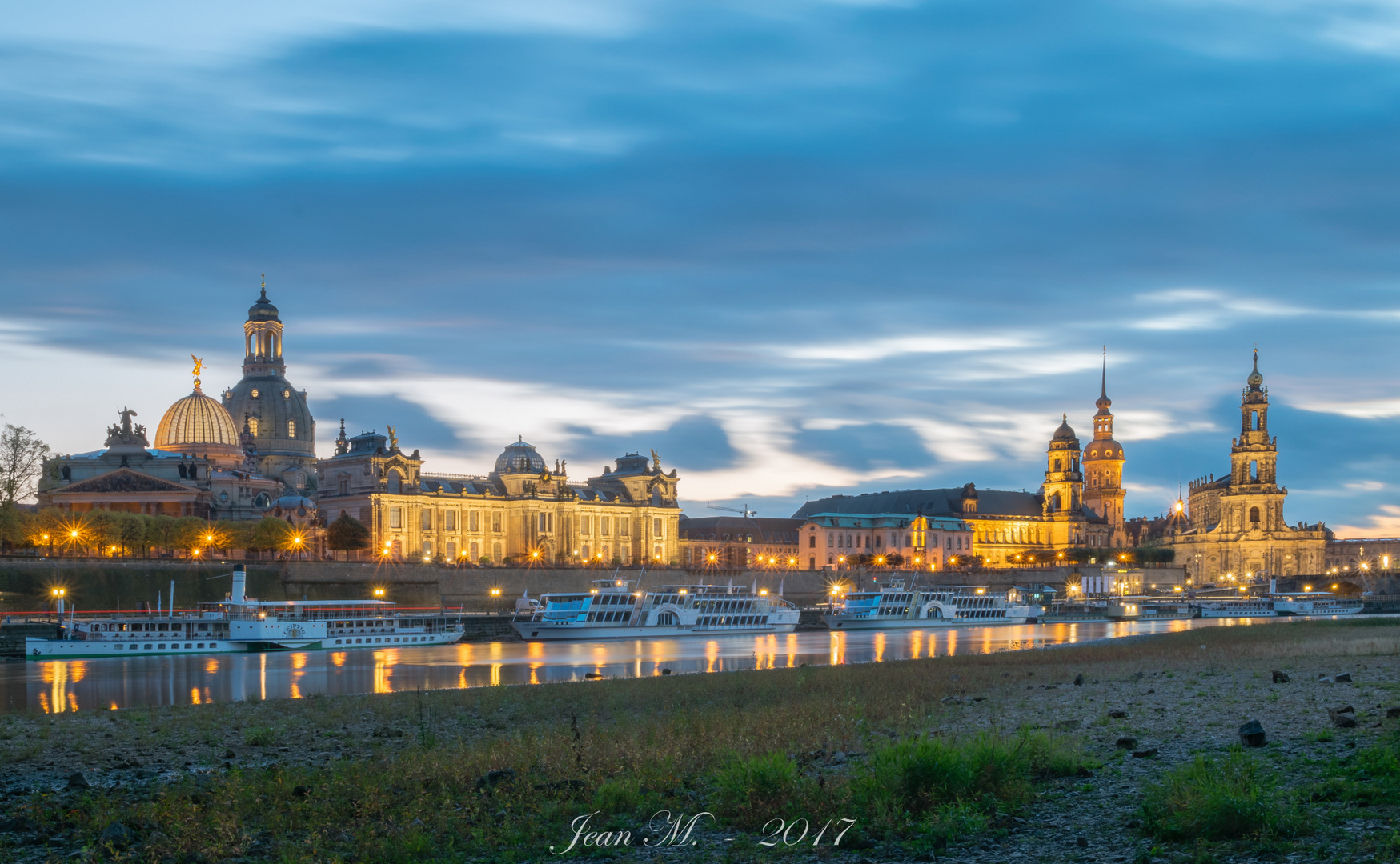 Blue Hour in Dresden