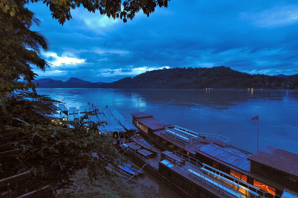 Blue hour in Luang Prabang