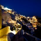 Blue hour in Oia, Santorini