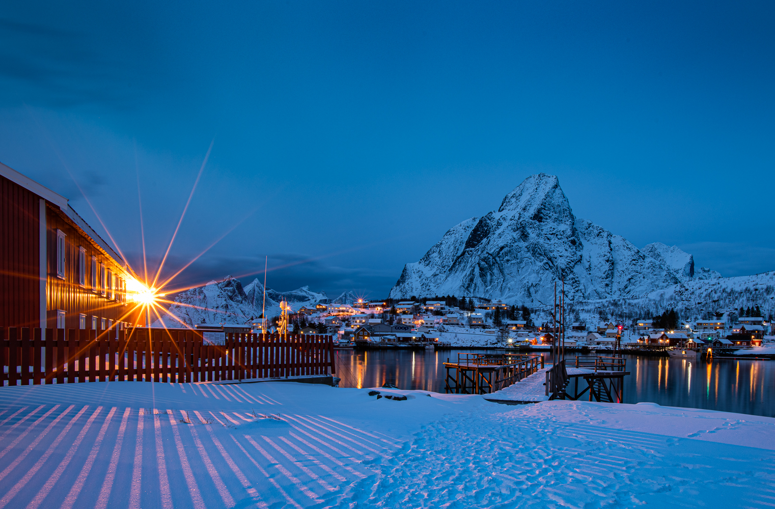 Blue Hour in Reine