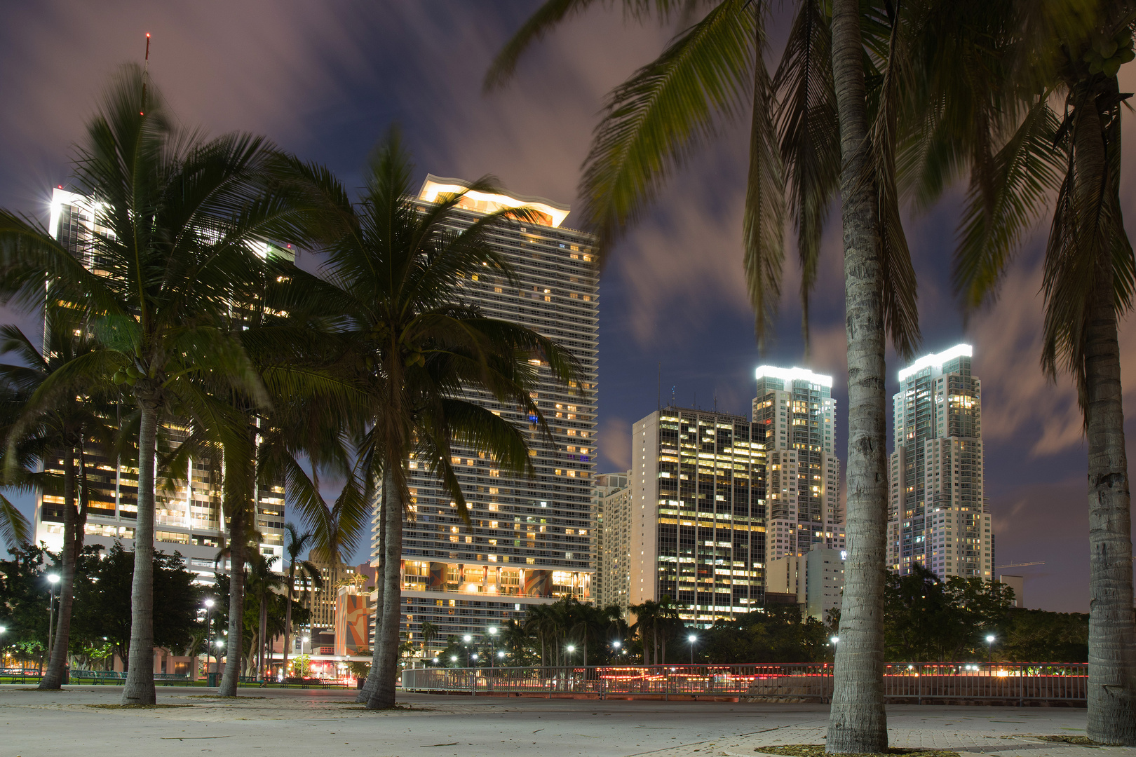 Blue hour, Miami, Florida