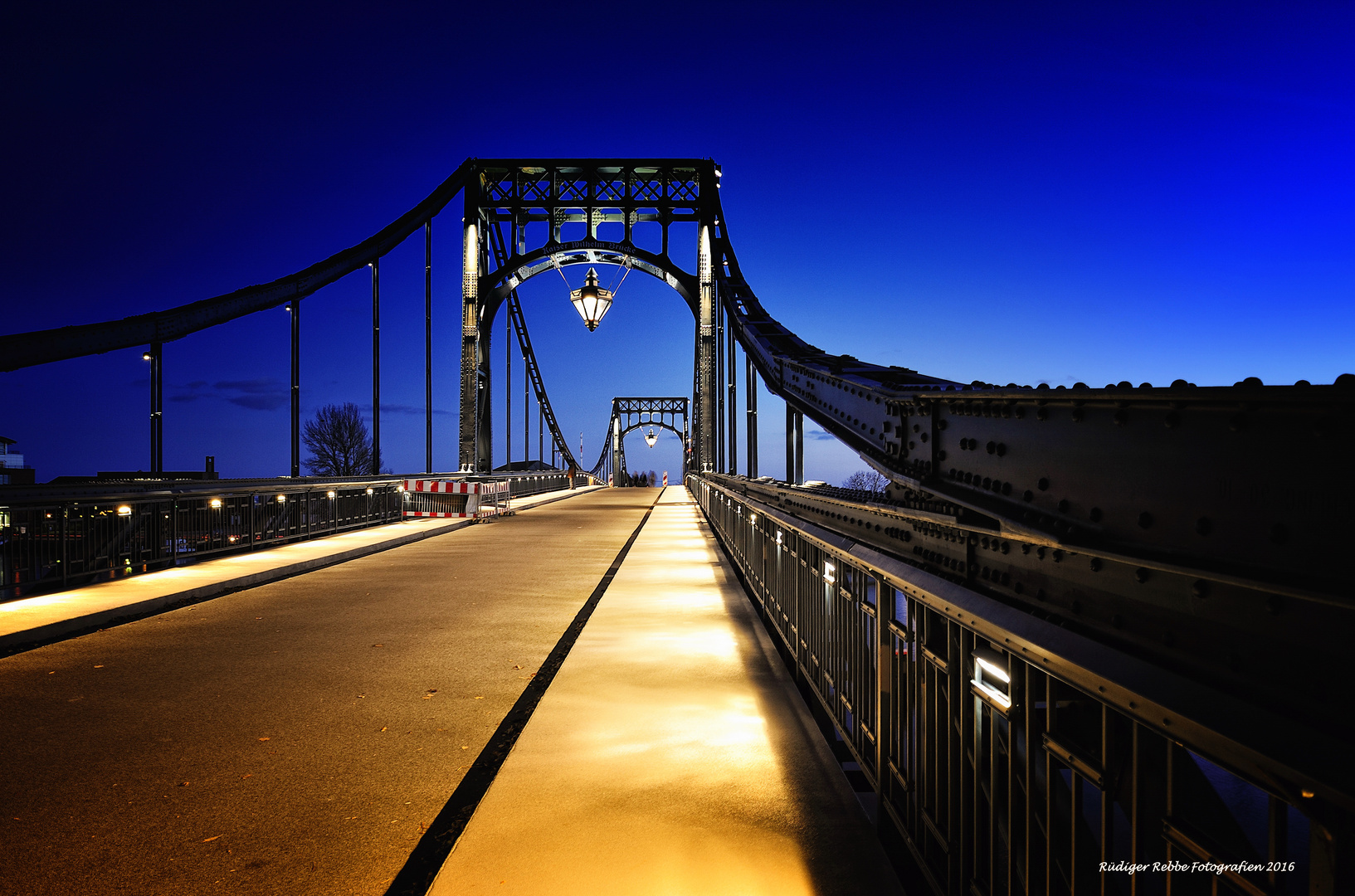 Blue hour on the bridge