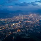 Blue hour over Grenoble