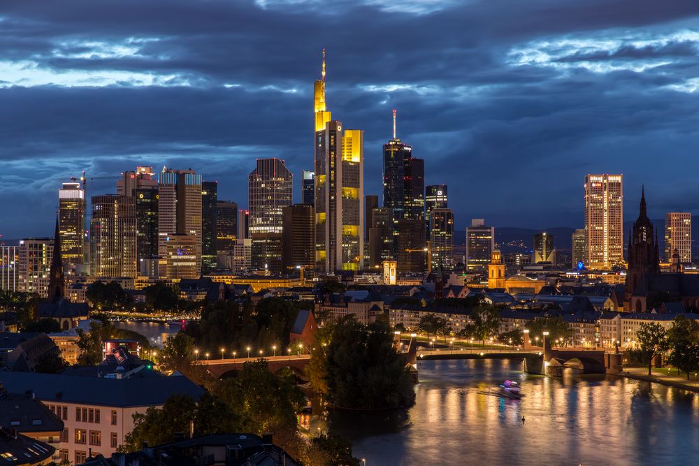 Blue hour Skyline