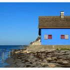 Blue House at the Baltic Sea