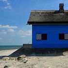 Blue House at the Seaside