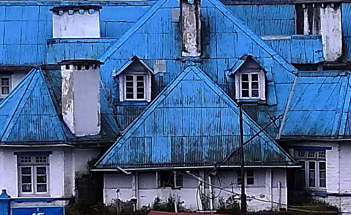 Blue house