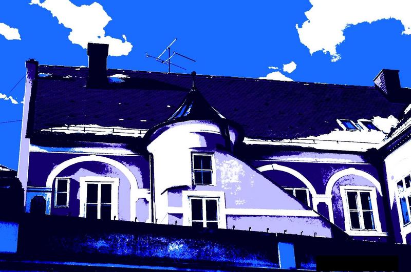 Blue house