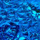 blue ice bubbles