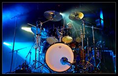 Blue Illuminated Drums