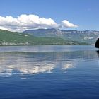 blue lac d'aix  (alpes) 