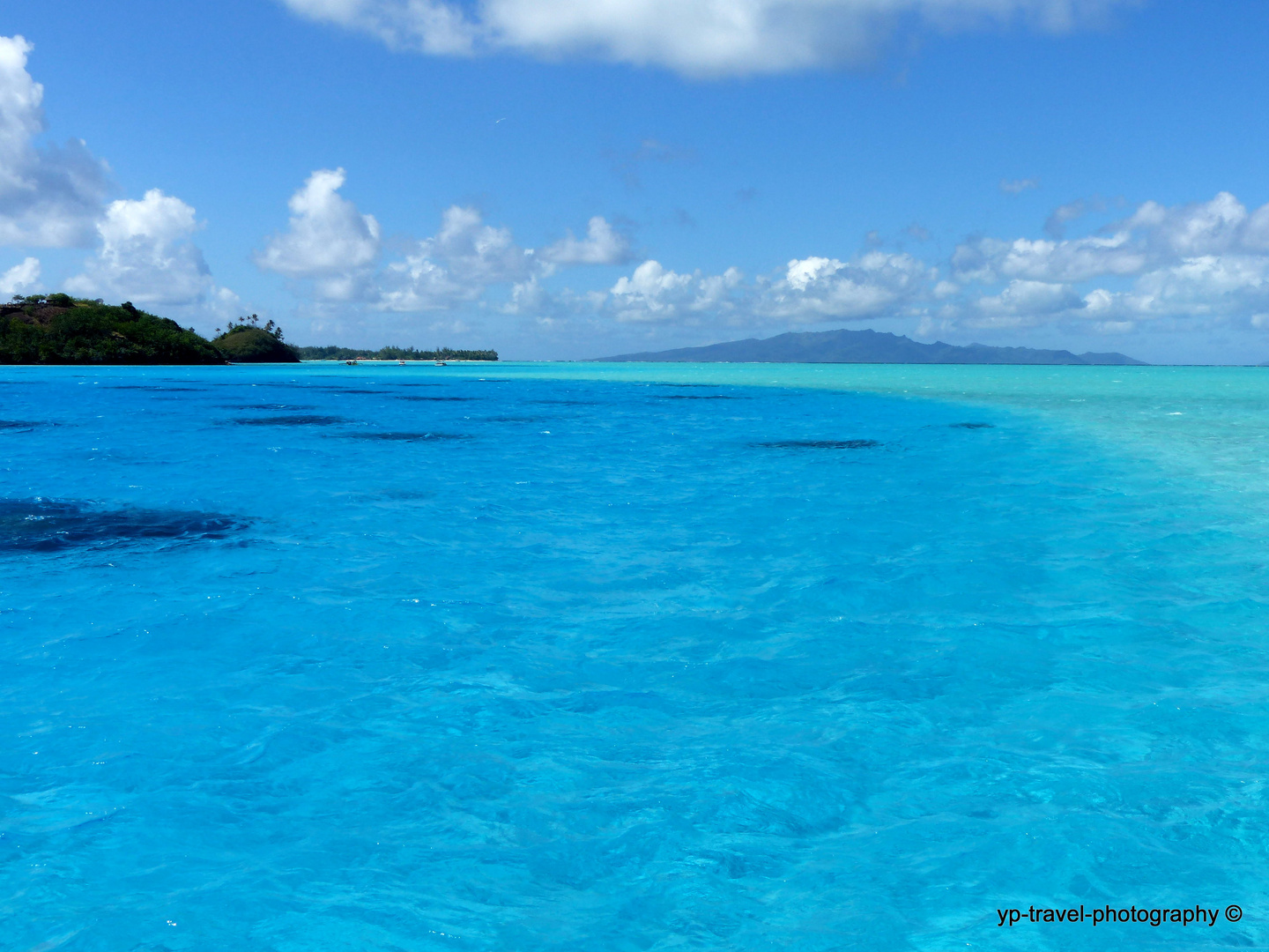 Blue Lagoon of Bora Bora