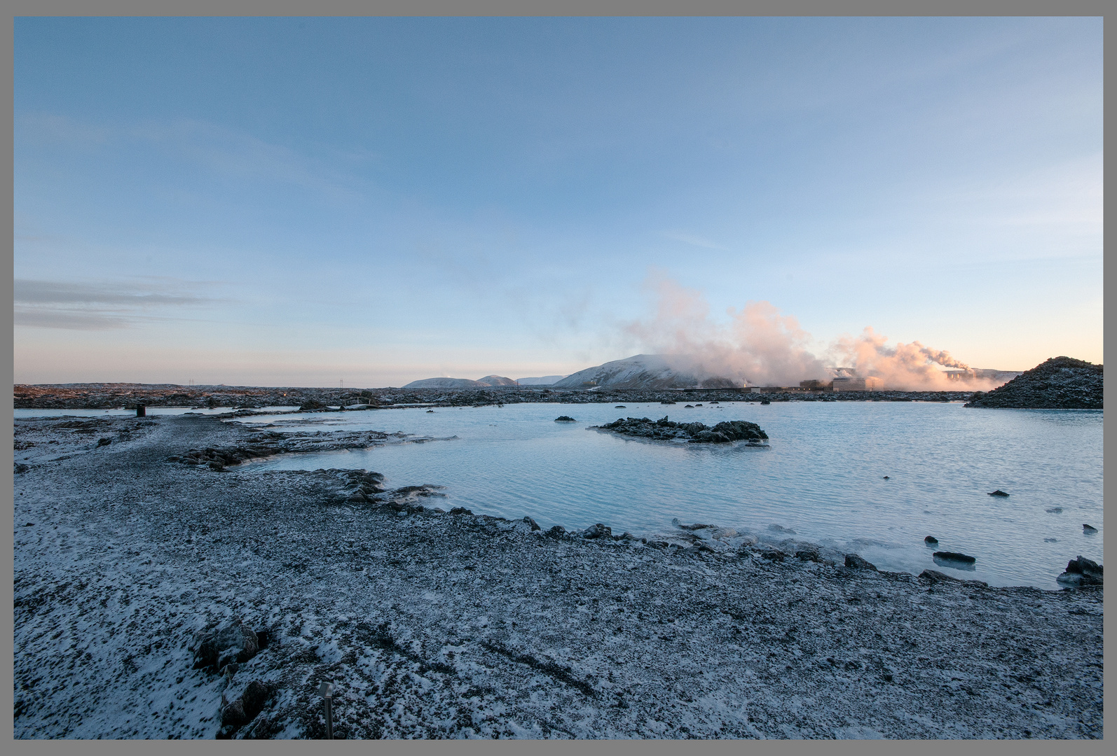 Blue Lagoon - Sonnenaufgang