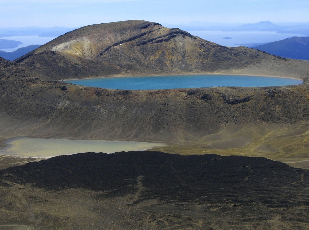 Blue Lake am Tongariro Crossing