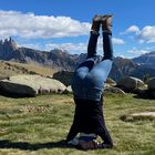 Blue Langkofel Headstand Südtirol (2022)