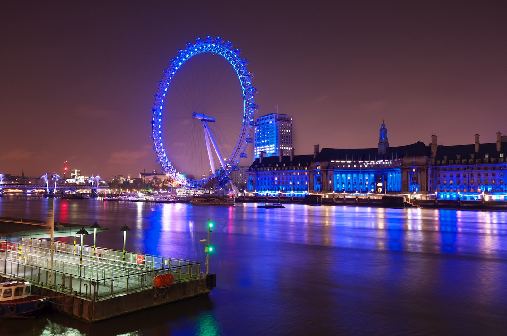 Blue London Eye